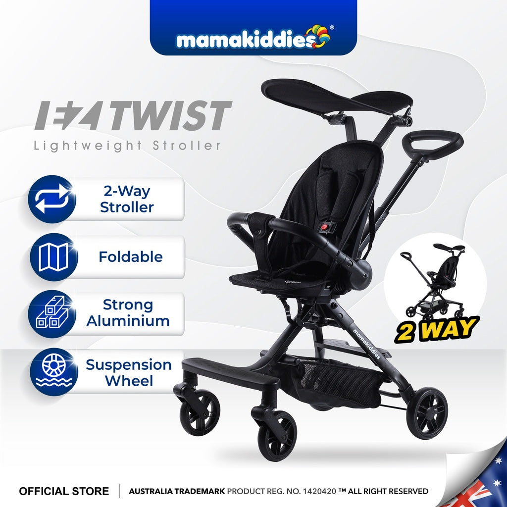 Mamakiddies Compact Baby Stroller Ez Twist