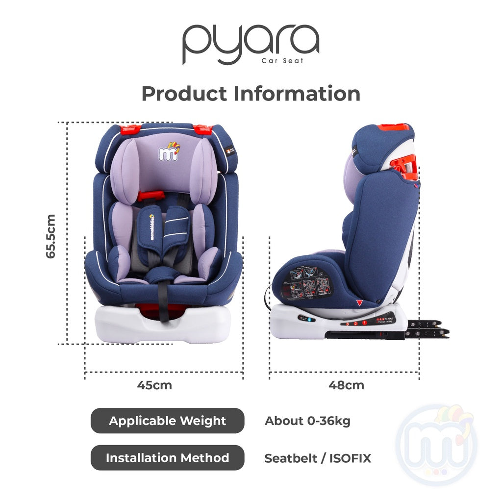 Mamakiddies Isofix Carseat Pyara