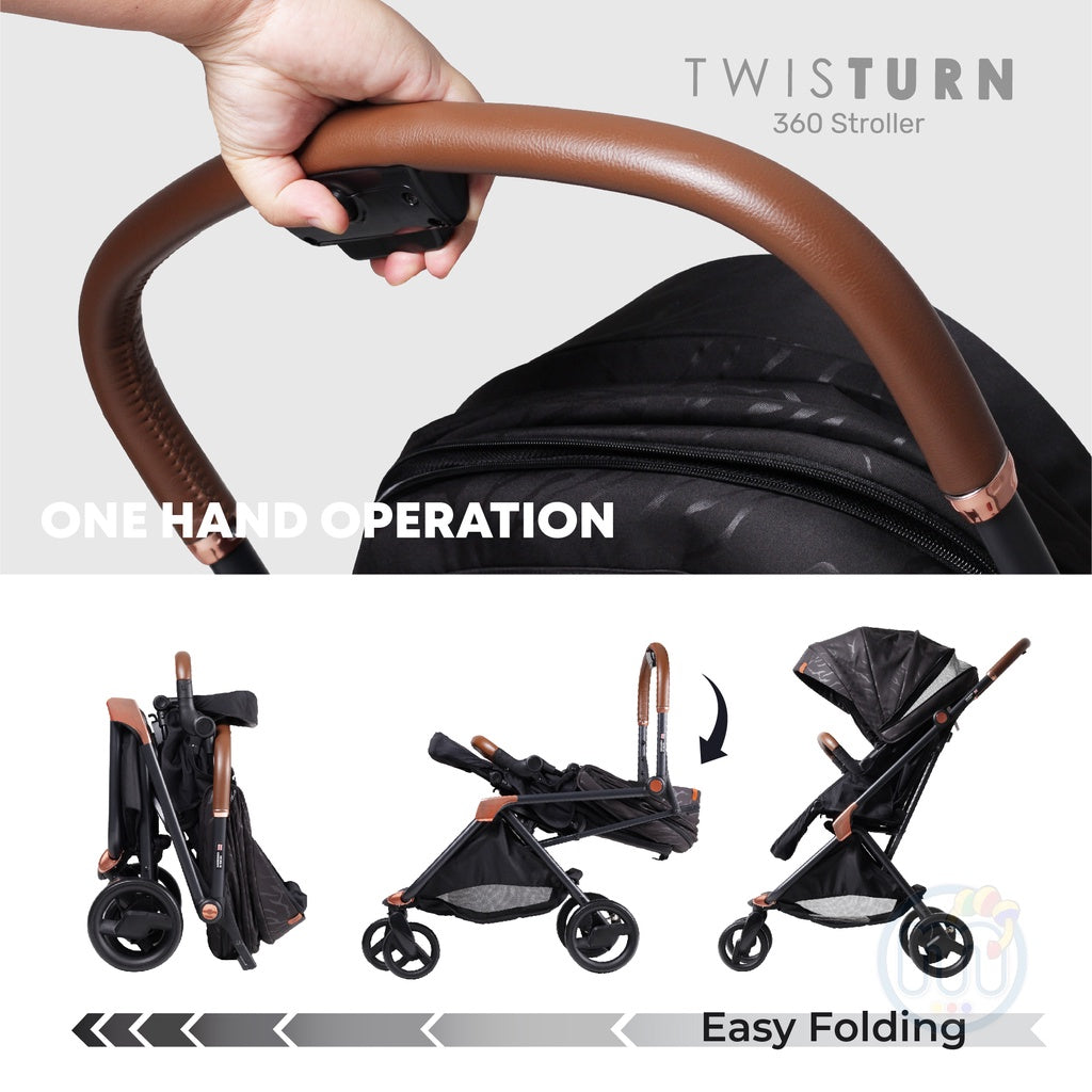 One hand 2024 open stroller