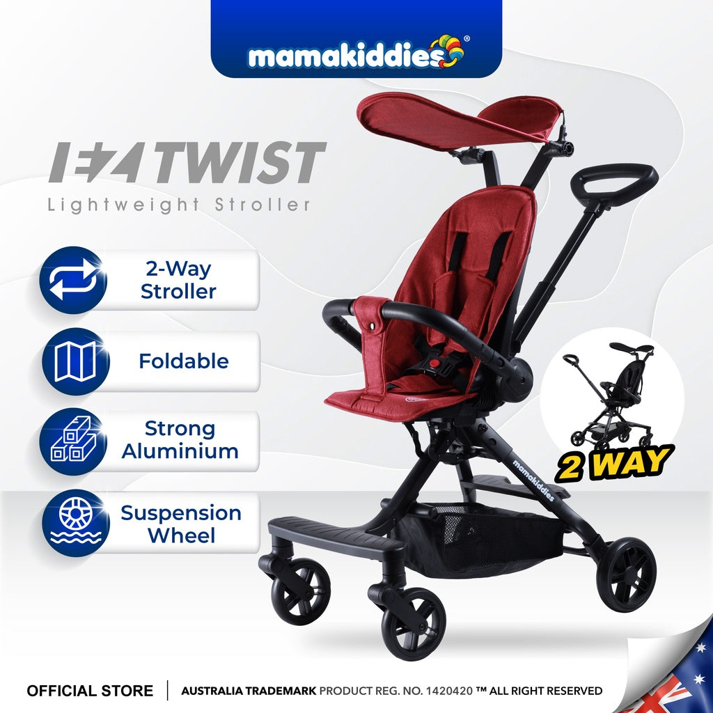 Mamakiddies Compact Baby Stroller Ez Twist